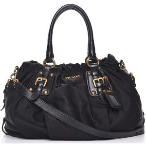 Prada Jaquard nylon logo purse